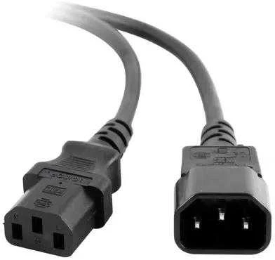 LANBERG CA-C13E-11CC-0050-BK ilgintuvas maitinimo kabelis C13-> C14 5m VDE