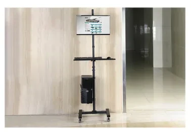 Laikiklis Assmann Electronic DIGITUS Mobili darbo vieta su individualiu aukščio reguliavimu