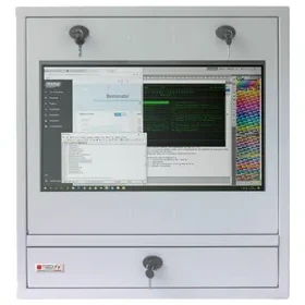 Laikiklis TECHLY PC LCD monitorius ir klaviatūros saugos spintelė 22 colių Pilkas