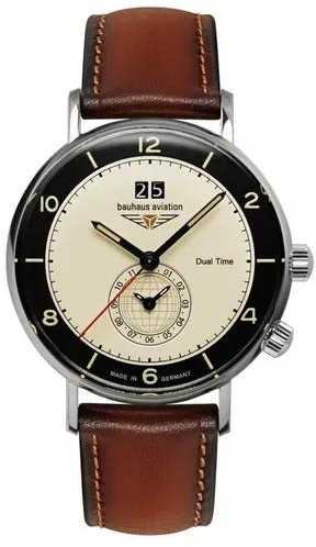 „Bauhaus Aviation Vintage Pilot 24462“ 41 mm laikrodis