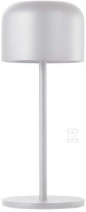 V-tac 1,5W LED įkraunamas stalo šviestuvas, baltas, 2700-5700K, dimeriuojamas, IP54