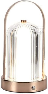 V-tac 1W LED įkraunamas stalinis šviestuvas, bronzos sp. korpusu, 3000/6000K, dimeriuojamas