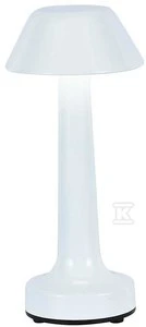 V-tac 1W LED įkraunamas stalo šviestuvas, baltas, 3000-6000K, dimeriuojamas