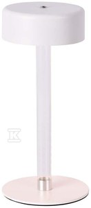 V-tac 3W LED įkraunamas stalo šviestuvas, baltas, 3000-6000K, dimeriuojamas