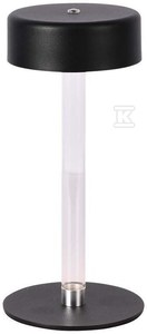 V-tac 3W LED įkraunamas stalo šviestuvas, juodas, 3000-6000K, dimeriuojamas