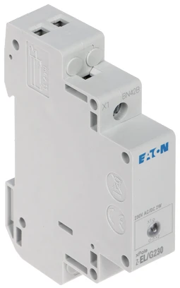 SIGNALIZAVIMO LEMPUTĖ LED Z-EL/G230 MONTAVIMAS ANT BĖGIO DIN (TS-35) EATON