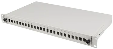 LANBERG šviesolaidinė komutacinė panelė 24XSCSX/12XLCDX Rack 19inch