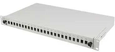 LANBERG šviesolaidinė komutacinė panelė 24XSCSX/12XLCDX Rack 19inch