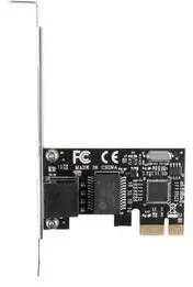 LANBERG tinklo plokštė PCI-E PCE-1GB-201 gigabit Ethernet RTL8111C mikroschemų rinkinys žemo profilio