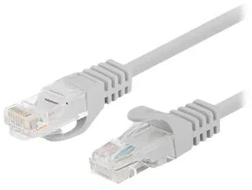 LANBERG Patchcord Cat.5e UTP 7.5 m pilkas