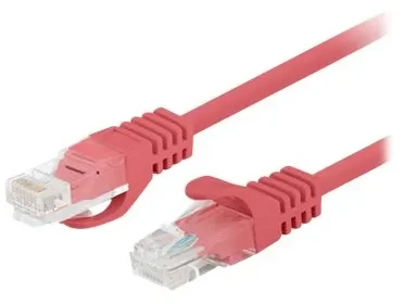 Lanberg 10 vnt. pakuotė Patchcord kat.6 UTP 1,5 m raudonas Fluke Passed