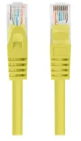 LANBERG Patchcord Cat.6 UTP 1m geltona 10 pak
