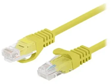 Lanberg 10-Pack Patchcord kat.6 UTP 2m geltona Fluke Passed
