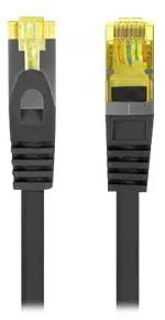 PATCHCORD KAT.6A S/FTP LSZH CU 1,5M JUODA FLUKE PASSED LANBERG