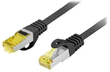 LANBERG 6A kategorijos tinklo kabelis S/FTP LSZH CU 5 m juodas, Fluke patvirtintas
