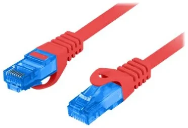 LANBERG patchcord kat.6A FTP LSZH CCA 2m raudona
