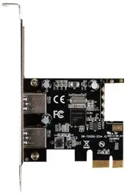 LANBERG PCE-US3-002 PCI Express->USB 3.1 GEN1 2 prievadų + žemo profilio