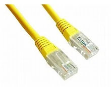 LANBERG PCU5-10CC-0100-Y Patchcord RJ45 kat. 5e UTP 1m geltona