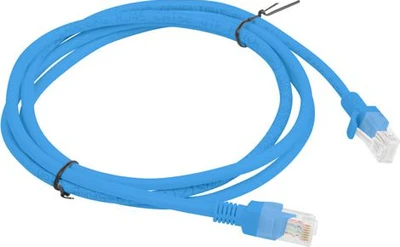LANBERG PCU6-10CC-0100-B Patchcord RJ45 cat. 6 UTP 1 m mėlynas