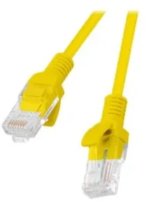 LANBERG PCU6-10CC-0200-Y Patchcord RJ45 kat. 6 UTP 2m geltona