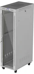 19" 42U 600 × 1000 Pilkas FLOOR-STANDING RACK CABINET WITH GLASS DOOR AND LCD, LANBERG (FLAT PACK)