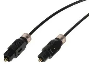 LANBERG CA-TOSL-10CC-0010-BK TosLink M/M optinis kabelis 1M Juodas
