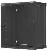 Lanberg sieninė rack spintelė 19" 12U 540x350 juodos stiklinės durys