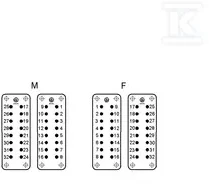 Lapp Kabelis LAPP Kasetė jungtys 16P+PE moteris 16A 250V EPIC H-A 16 BS 17-32 DR PH1 (10541000)