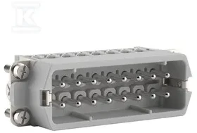 Lapp Kabelis LAPP Kasetė jungtys 16P+PE vyriškas 16A 250V EPIC H-A 16 SS 10530000 - 10530000