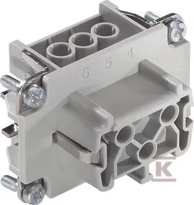 Lapp Kabelis LAPP Kasetė jungtys 6P+PE moteris 16A 500V EPIC H-BE 6 BS (10191000)