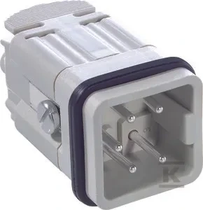 Lapp Kabelis LAPP Kasetė jungtys 4P+PE vyriškas 23A 400V EPIC H-A 4 SS (10431000)