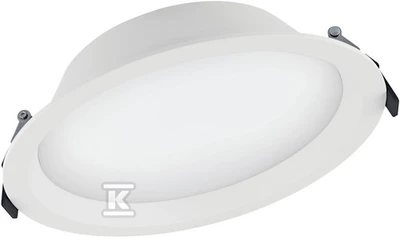 Ledvance 25W LED Įleidžiamas šviestuvas DL ALU DN, 3000K, baltas