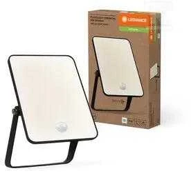 Ledvance 20W LED prožektorius ESSENTIALS, juodas, 4000K, su judesio davikliu