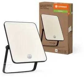 Ledvance 30W LED prožektorius ESSENTIALS, juodas, 4000K, su judesio davikliu