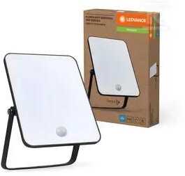 Ledvance 30W LED prožektorius ESSENTIALS, juodas, 6500K, su judesio davikliu