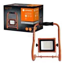 Ledvance 10W LED įkraunamas prožektorius, oranžinės sp., 4000K, IP44, su baterija
