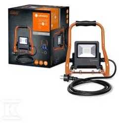 Ledvance 20W LED prožektorius su stovu WORKLIGHTS R-STAND SOCKET (GEN 2), tamsiai pilkas, 4000K