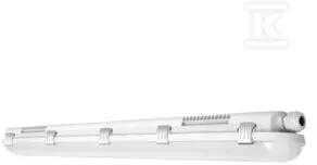 Ledvance 18W LED linijinis šviestuvas DAMP PROOF EMERGENCY GEN 2, pilkas, 120cm, 6500K, IP65, su avariniu moduliu