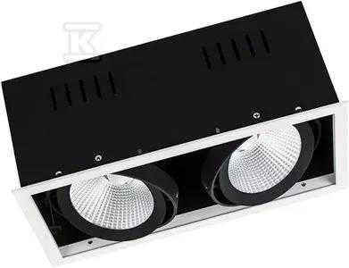 Ledvance Įleidžiamas šviestuvas MULTI 2x30W 3000K FL WT/BK