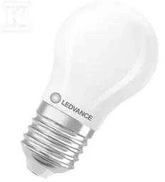 Ledvance 3,4W LED lemputė CLASSIC P, E27, matinės baltos sp., 320°, 2700K, dimeriuojama
