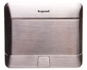Legrand 054021 Iššokanti grindų dėžutė 100x122x61.2 4 modulių nerūdijančio plieno 054021