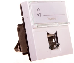 Legrand Vieno kompiuterio lizdas RJ45 cat.6A STP 2-mode balta (076576)
