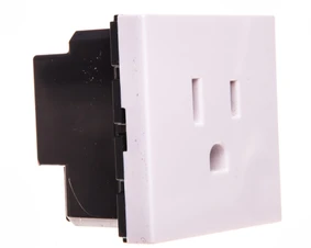 Legrand MESAIC Vieno lizdo su 15A standarto JAV balta (077504)