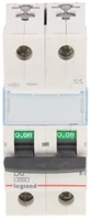 „Legrand“ grandinės pertraukiklis 2P D 6A 6 kA AC S302 TX3 (403734)