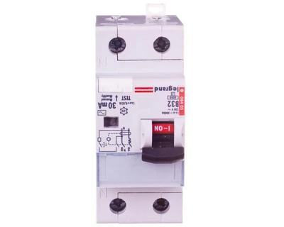 Legrand 410924 Diferencialinis grandinės pertraukiklis 2P 32A B 0.03A tipas AC P312 DX3 410924