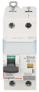 Legrand 411011 Diferencialinis automatinis jungiklis 2P 10A C 0.03A, tipas AC P312 DX3 411011