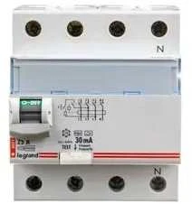 Legrand RCD 4P 25A 0.03A tipo HPI P304 DX3 (411694)