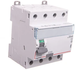 Legrand 411759 4P 25A 0,03A diferencialinis grandinės pertraukiklis A tipas P304 DX3 411759
