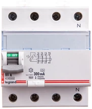 Legrand 411782 4P 80A 0,3A diferencialinis grandinės pertraukiklis A tipas P304 DX3 411782