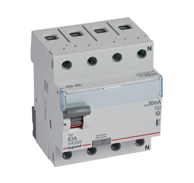 Legrand 411793 4P 100A 0.5A diferencialinis automatinis jungiklis, A tipo P304 DX3 411793